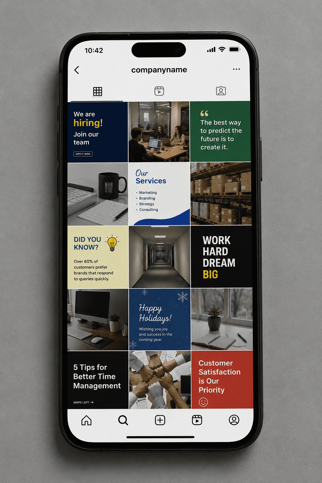 Before content — text-heavy design